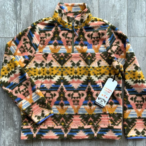 ๐ฅ๐ฅBILLABONG - BOUNDARY MOCK NECK FLEECE๐ฅ๐ฅ - Picture 7 of 9